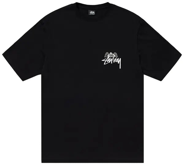 Camiseta Stussy Black Pool Angel