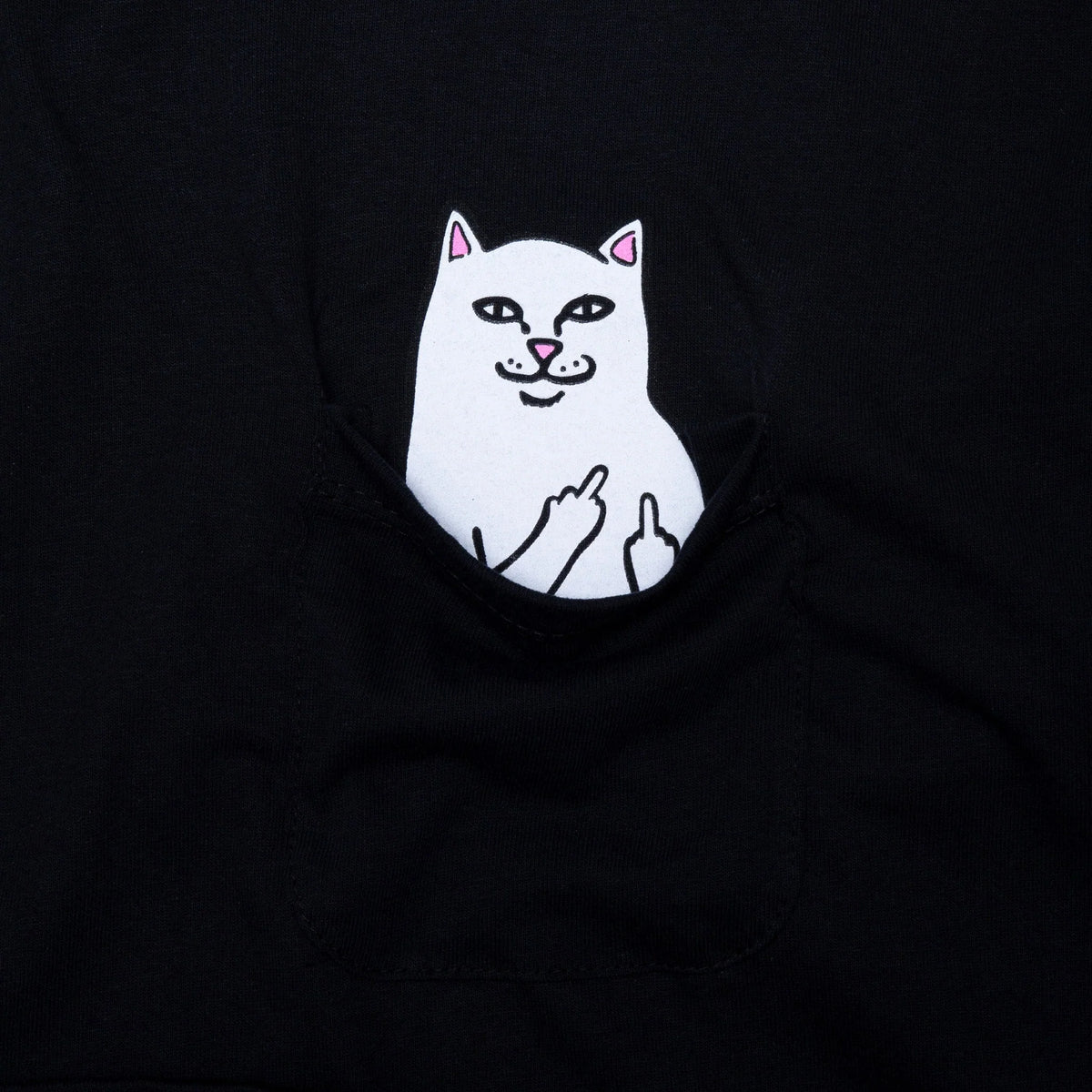 LORD NERMAL L/S POCKET TEE (BLACK)