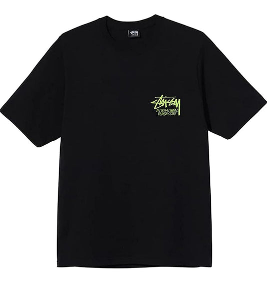 Camiseta Stussy Statua BUDA BLK/GREEN