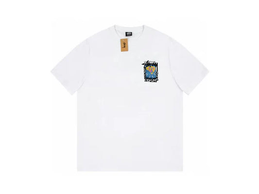 Camiseta Stussy Manos Alrededor de Flores