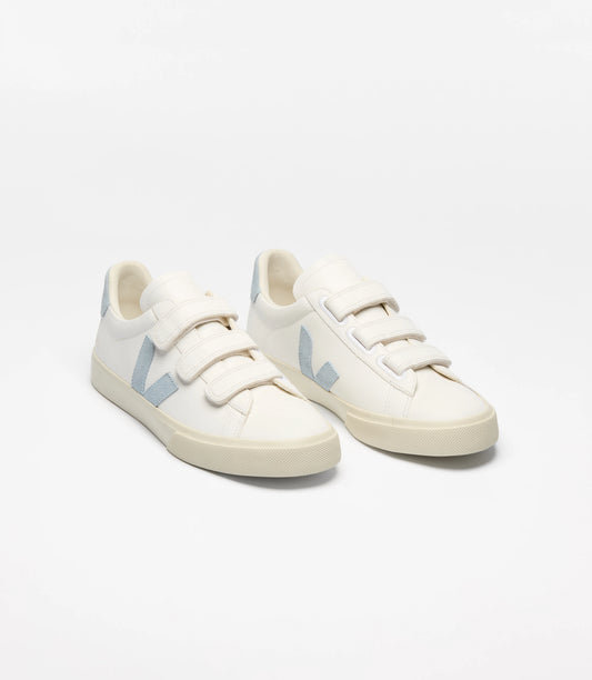 RECIFE LOGO LEATHER EXTRA WHITE STEEL