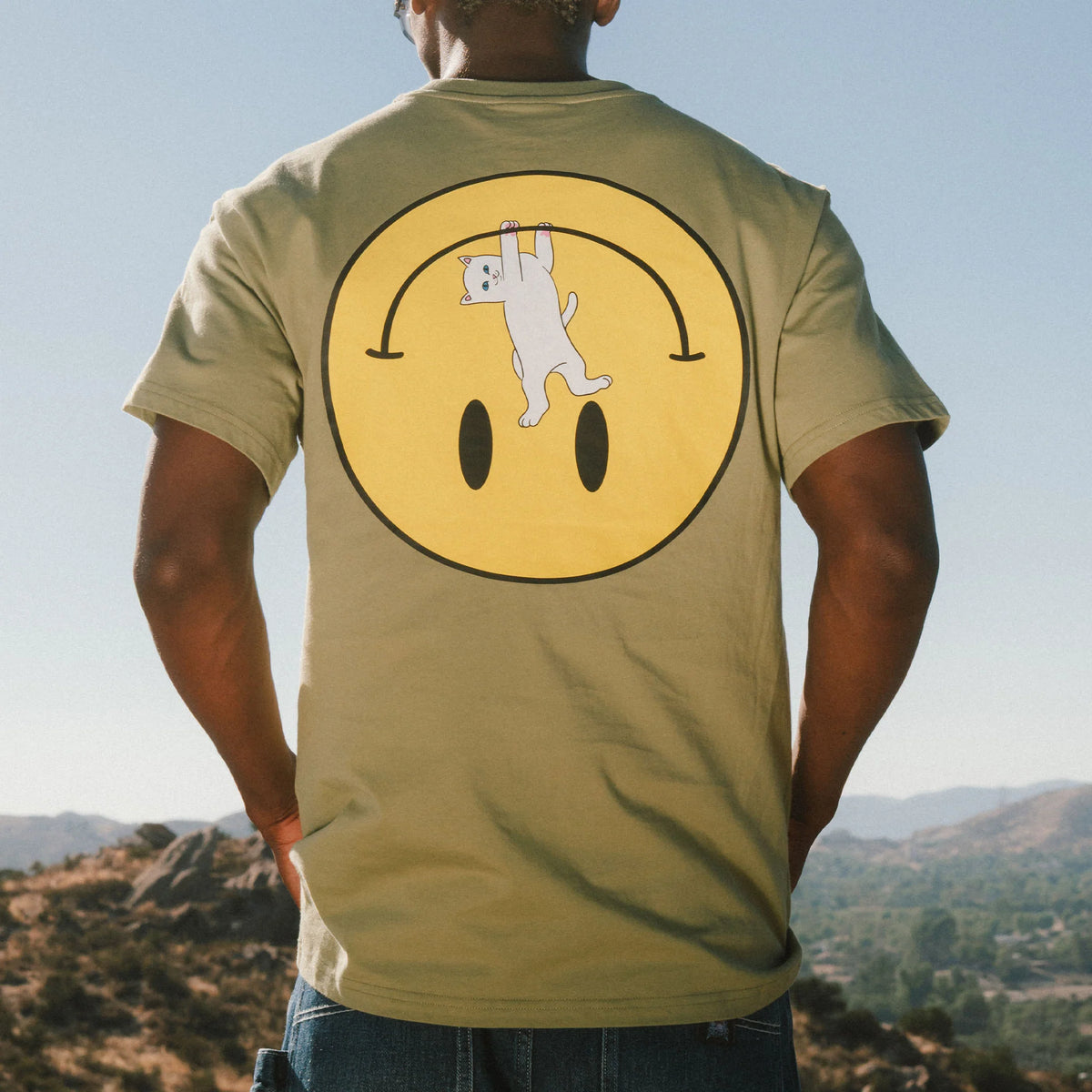 EVERYTHING WILL BE OK TEE (LIGHT FOREST)