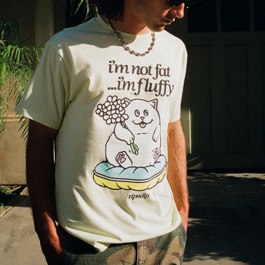 FLUFFY BABY TEE (LIGHT LIME)