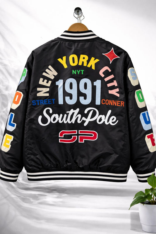 JACKET SOUTH POLE BLACK