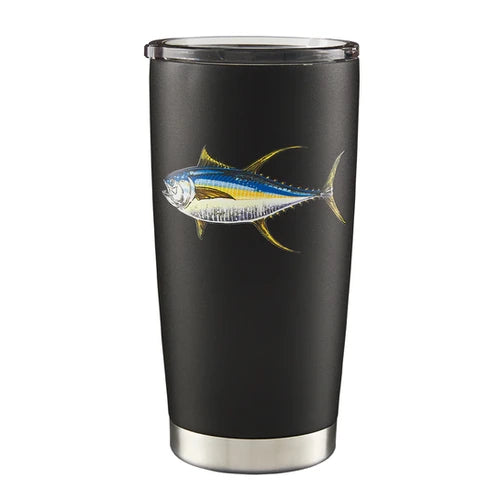 Pelagic 20 OZ tumbler Tuna Black