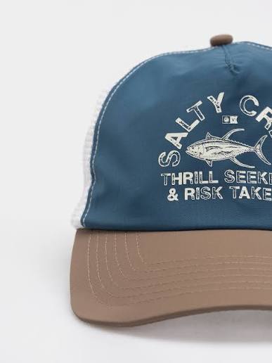 STAMPED TRUCKER DEEP OCEAN BROWN