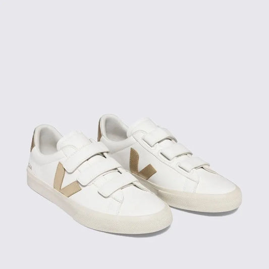VEJA RECIFE LOGO WHITE PLATINE