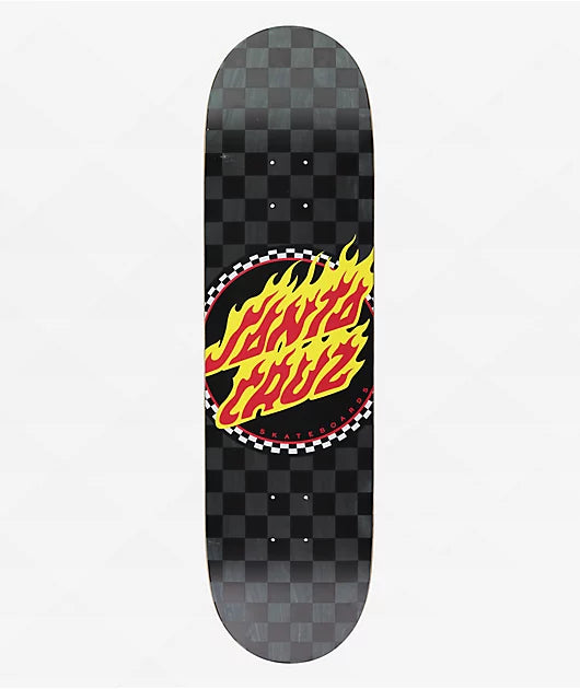 Deck Santa Cruz Flame Dot Check 8.5