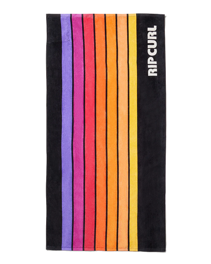 RIP CURL SUNSTASH BEACH TOWEL 90 BLACK