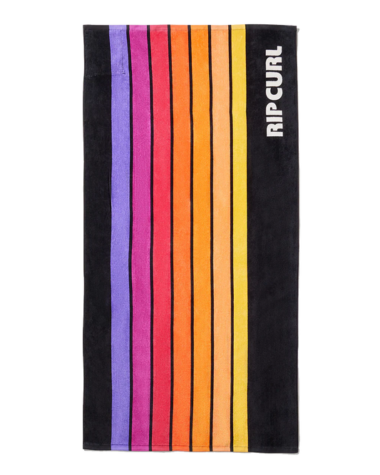 RIP CURL SUNSTASH BEACH TOWEL 90 BLACK