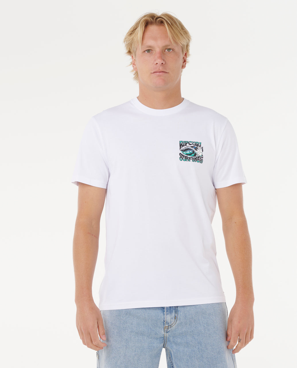 HAZED & TUBED TEE WHITE