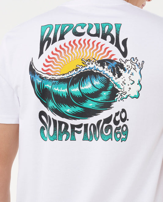 HAZED & TUBED TEE WHITE