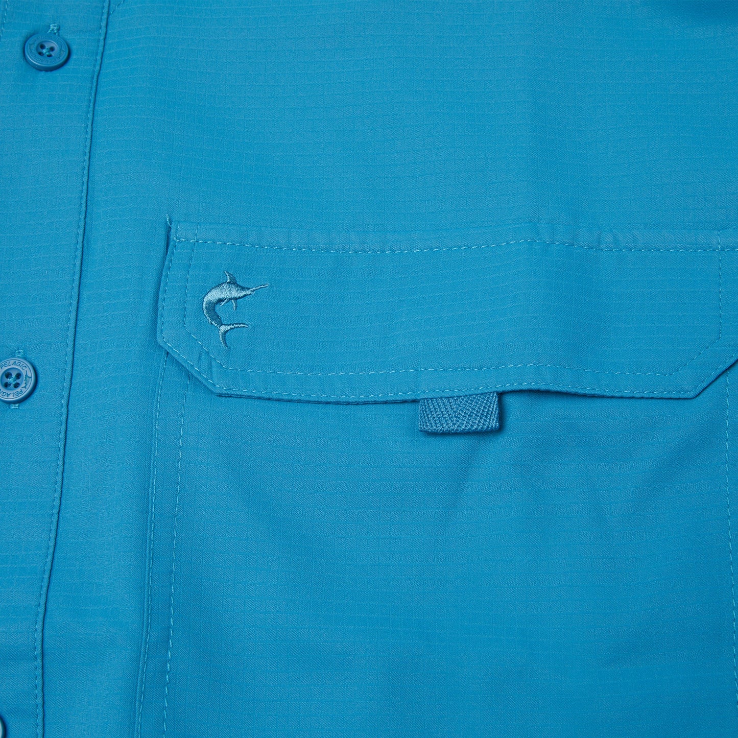 Camiseta Pelagic Key ss fishing blue