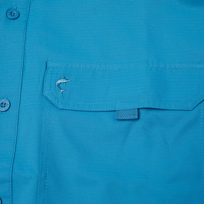 Camiseta Pelagic Key ss fishing blue