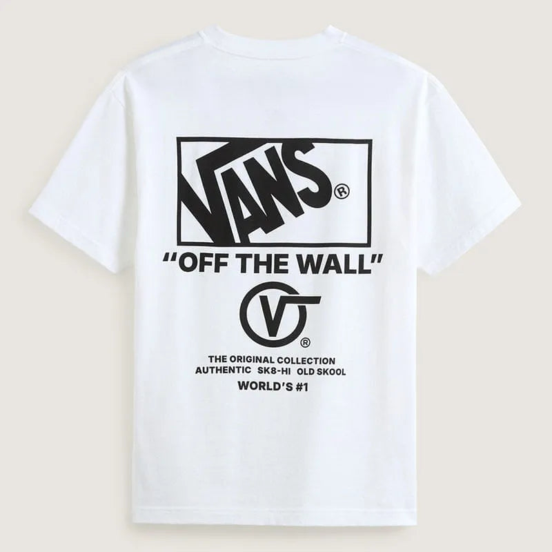 Stacked Hi SS Tee White