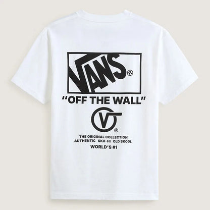 Stacked Hi SS Tee White