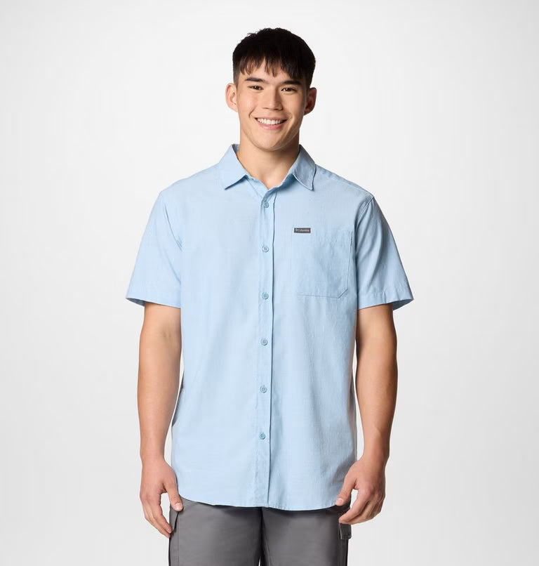 CAMISA COLUMBIA RAPID RIVERS RIPPLE BLUE