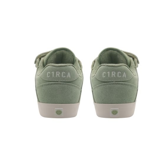 205 VULC GRAYED JADE WHITE SUEDE