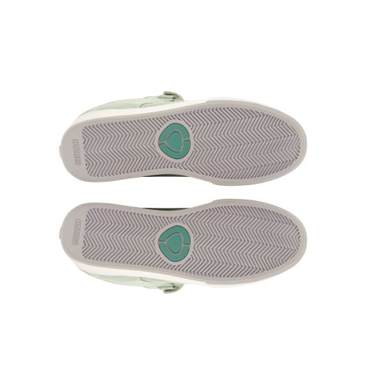205 VULC GRAYED JADE WHITE SUEDE