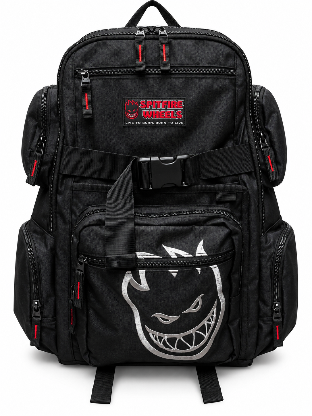 SPITFIRE BACKPACK BLACK WHITE