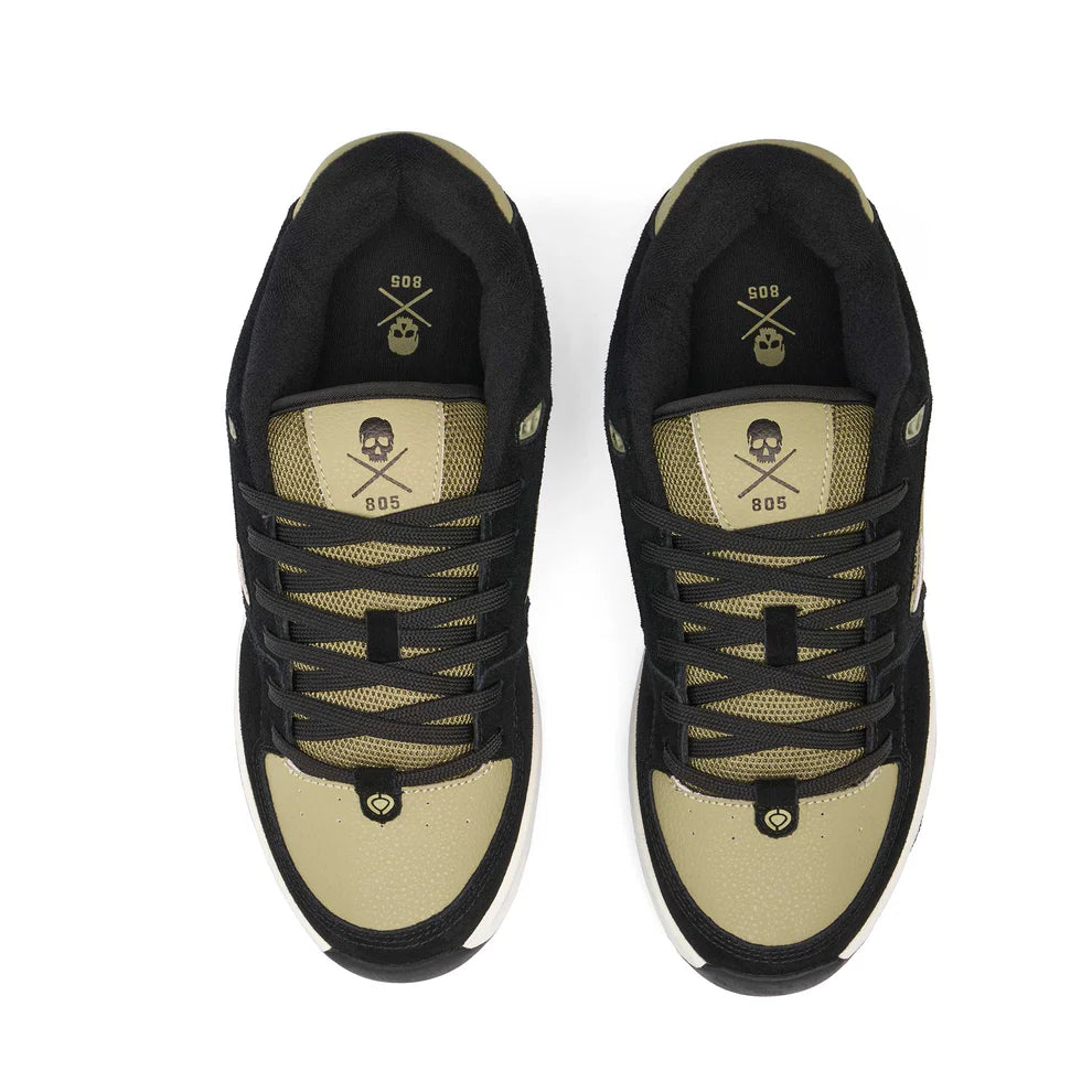 805 BLACK/OLIVE GRAY/WHITE