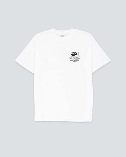 Stacked Hi SS Tee White
