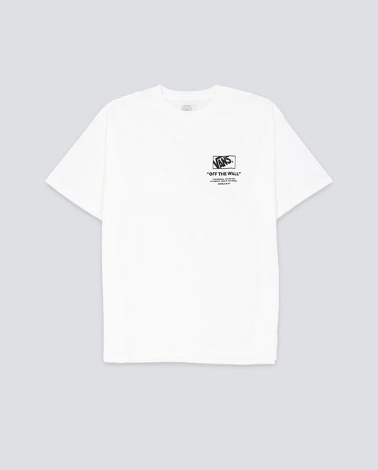 Stacked Hi SS Tee White