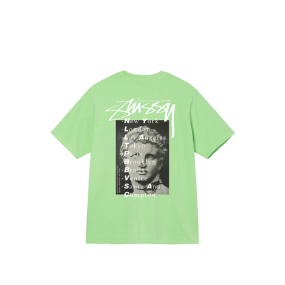 Camiseta Stussy Greek Statue Green