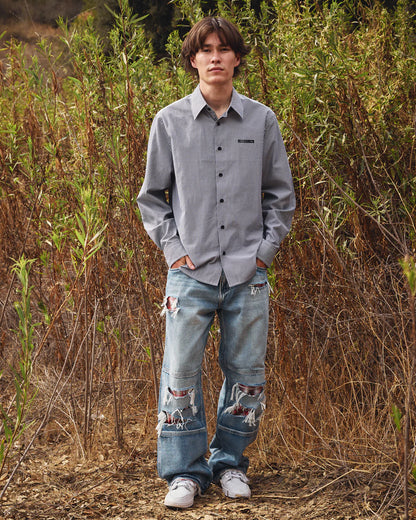 Contrast-Panel-L-S-Button-Down-Shirt