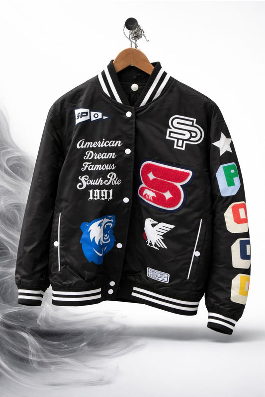 JACKET SOUTH POLE BLACK