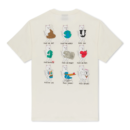 FUCK EVERYTHING TEE (BONE)
