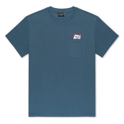 NERMAL LOVES POCKET TEE (SLATE)