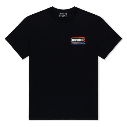 RIPNDIP PAINT TEE (BLACK)