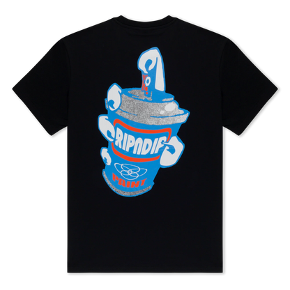 RIPNDIP PAINT TEE (BLACK)