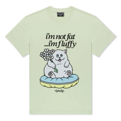 FLUFFY BABY TEE (LIGHT LIME)