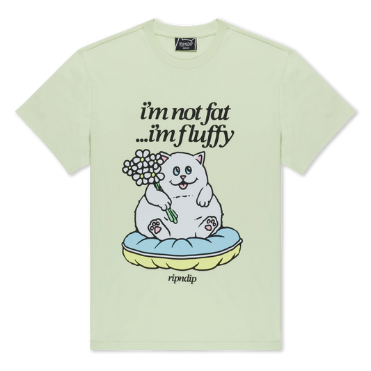 FLUFFY BABY TEE (LIGHT LIME)