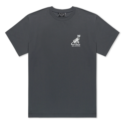 MAN I LOVE FELINES TEE (CHARCOAL)