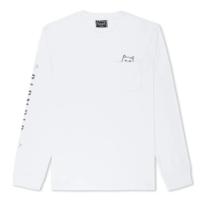 LORD NERMAL L/S POCKET TEE (WHITE)