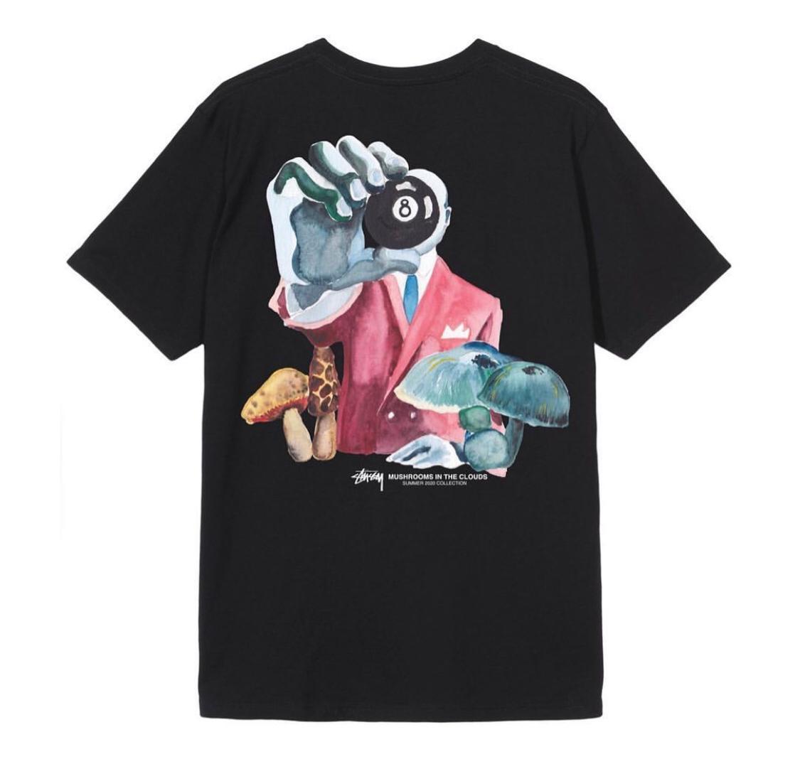 Camiseta mushrooms in the cloud black