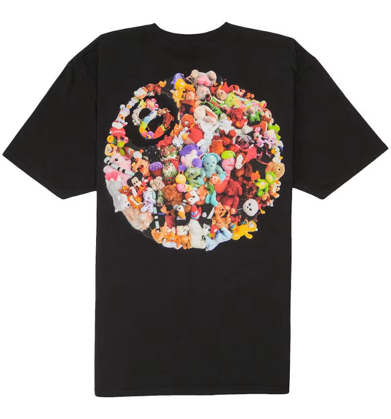 Camiseta black stussy bola 8 de peluches
