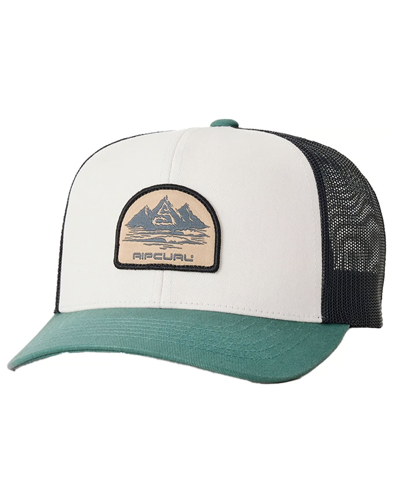 CUSTOM CURVE TRUCKER BONE/ALOE