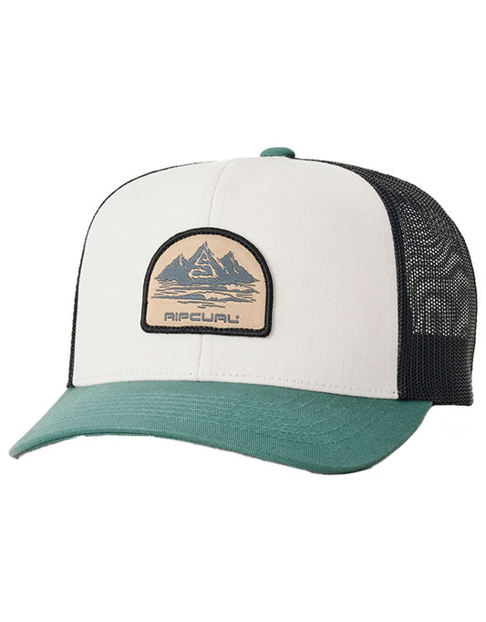 CUSTOM CURVE TRUCKER BONE/ALOE
