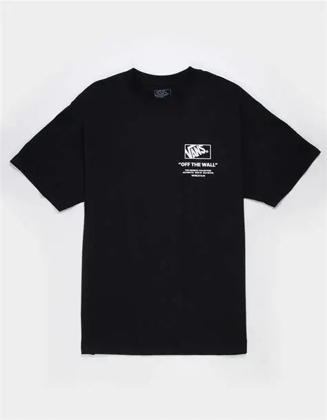 Stacked Hi SS Tee Black/White