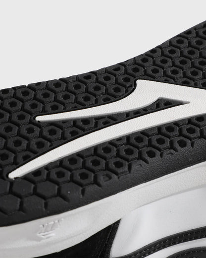 TELFORD LOW BLACK/WHITE LEATHER
