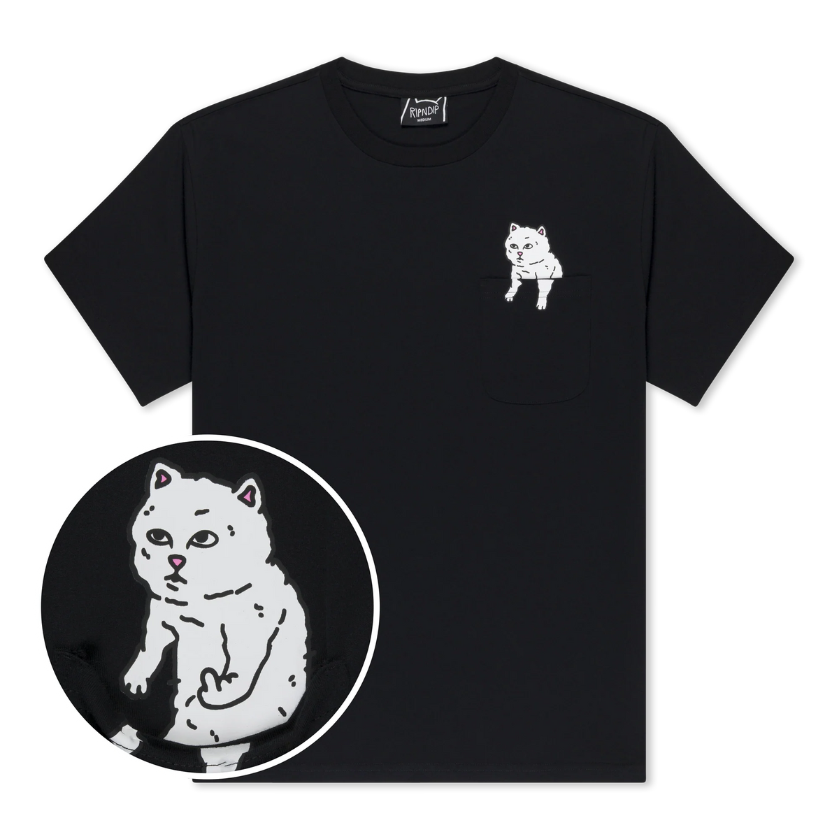FOR SALE POCKET TEE (BLACK)