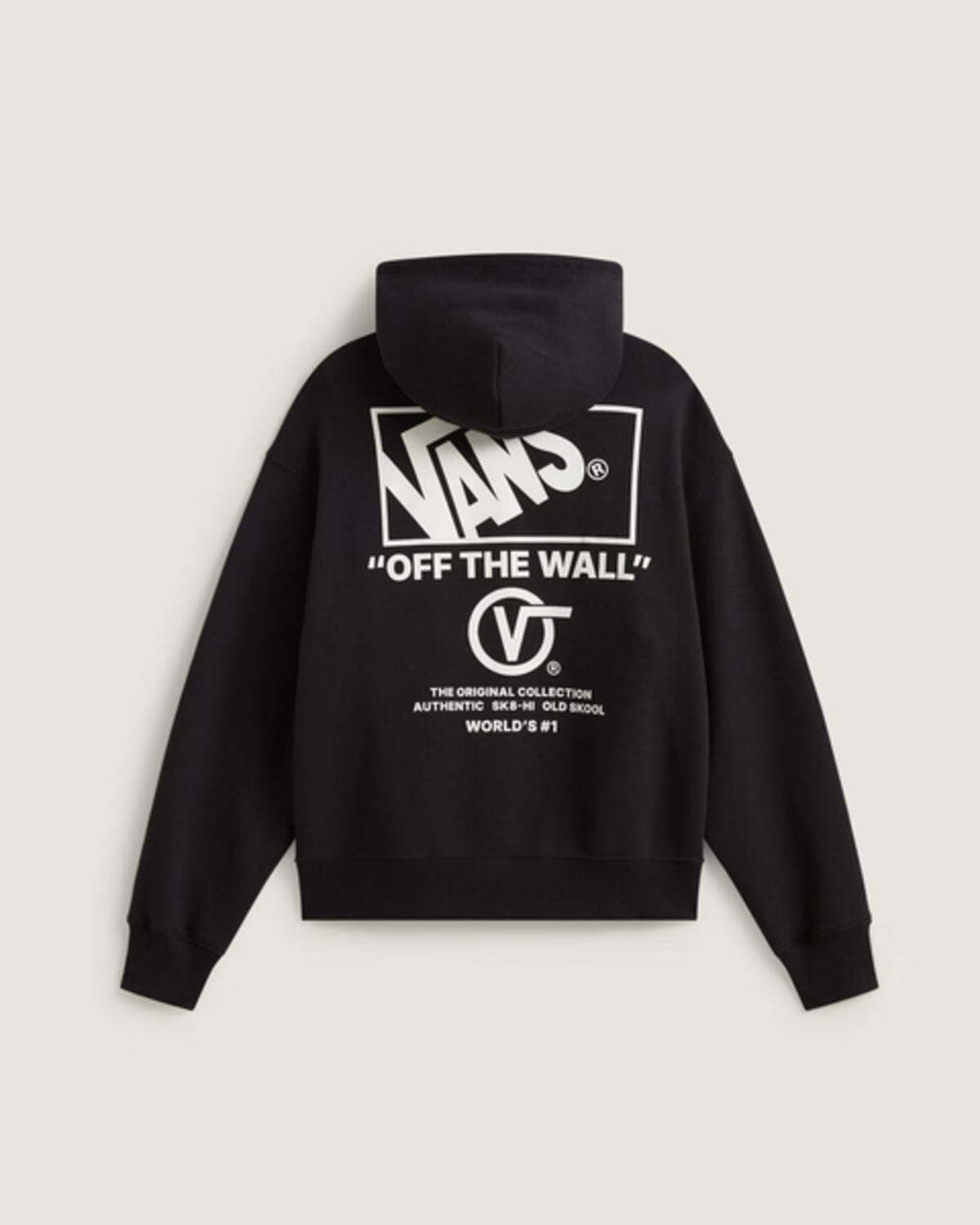 Stacked Hi Pullover Black/White
