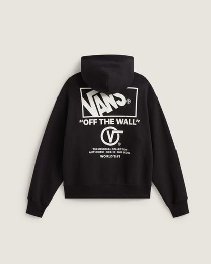 Stacked Hi Pullover Black/White