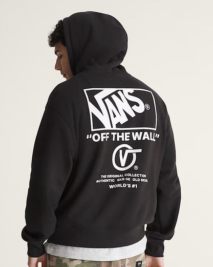 Stacked Hi Pullover Black/White