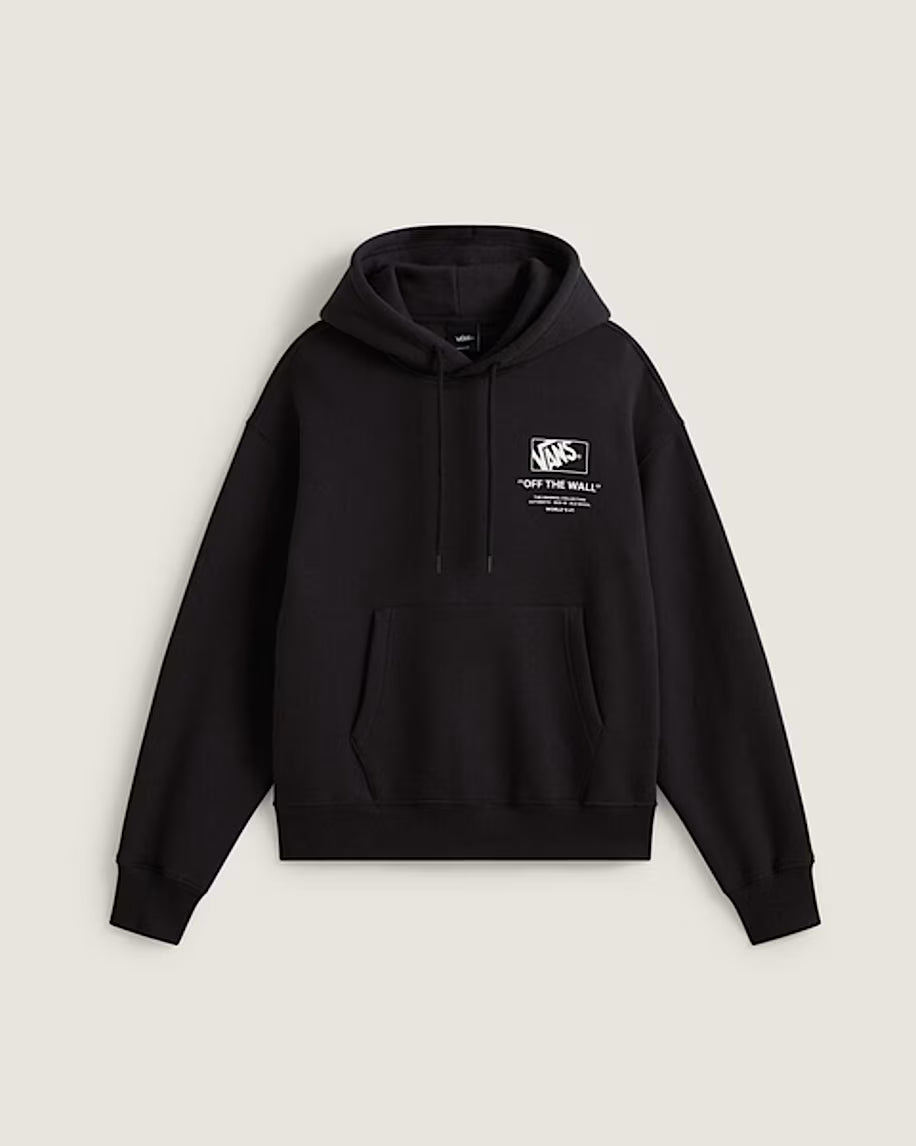 Stacked Hi Pullover Black/White