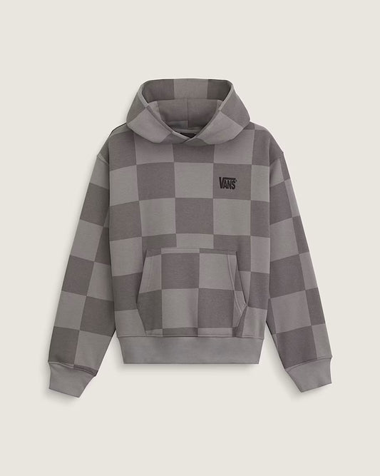 Tonal Check Stretch Log Pewter